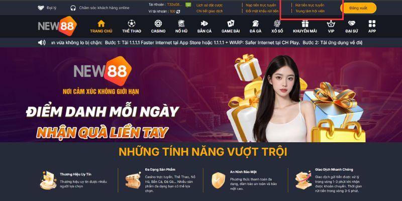 Điều khoản chung về hoạt động rút tiền tại nhà cái