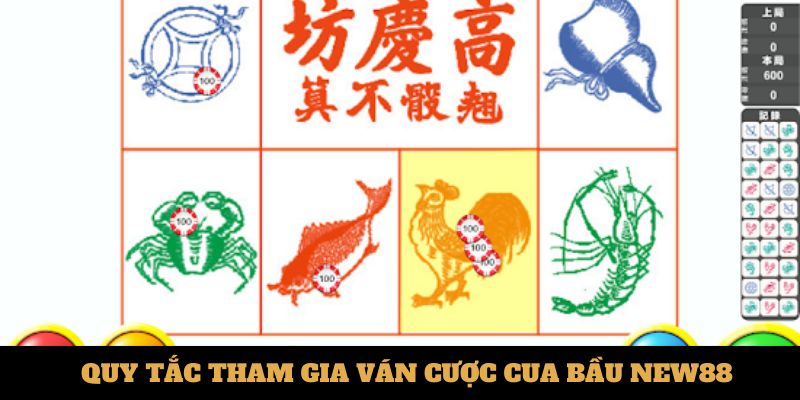 Quy tắc ván cược cua bầu New88